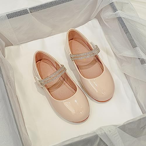 Girls Dress Shoes Paten𝐭 Ballerina Flat𝐬 Kids Toddler Girls Mary Jane Low Heels Student Uniform Shoes for School3