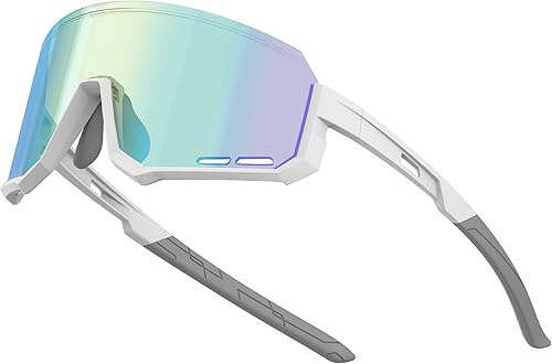 Lentes de ciclismo fotocromáticos, UV400 TR90, marco para equitación, correr, béisbol, pesca, conducción para hombres y mujeres