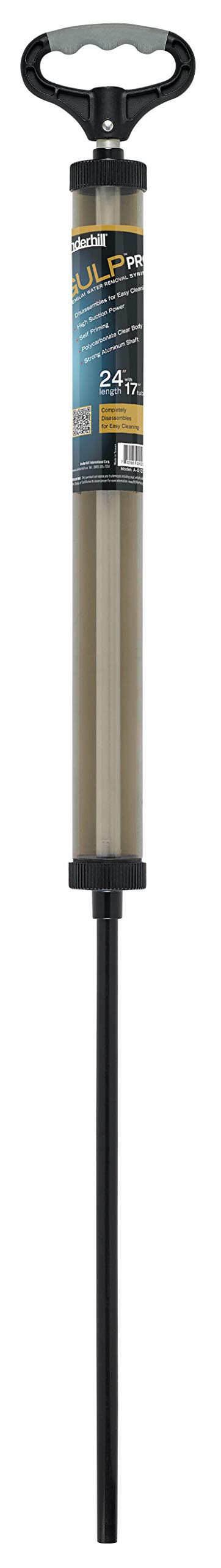 UnderhillA-G12S-C Clear Gulp Syringe Hand Pump