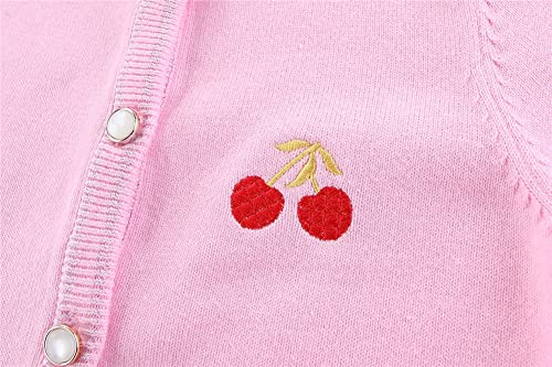 Image of Mud Kingdom Cute Little Girls Ribbed Knit Cardigan Skirt Set School Style