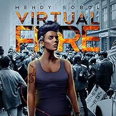Virtual Fire Audiolibro Por Mendy Sobol arte de portada