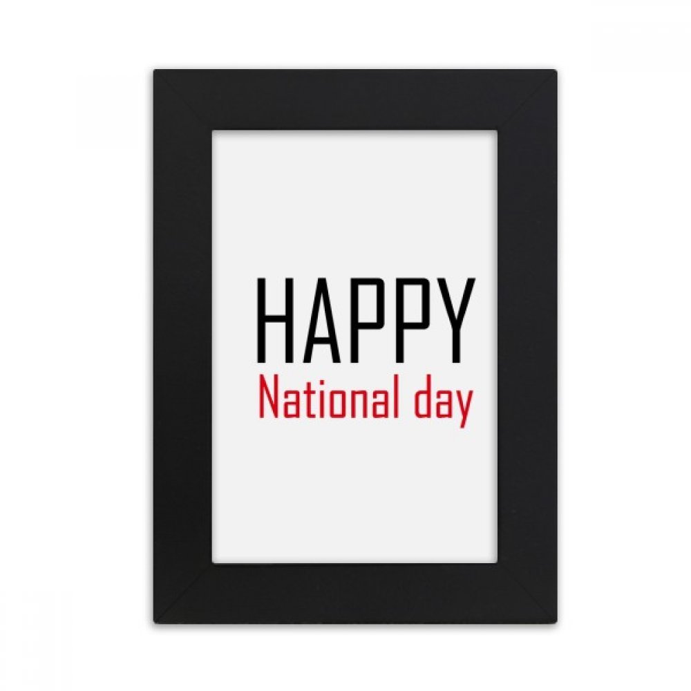 Cadre photo noir fete nationale table peinture art multicolor 4x6 5x7 pouces