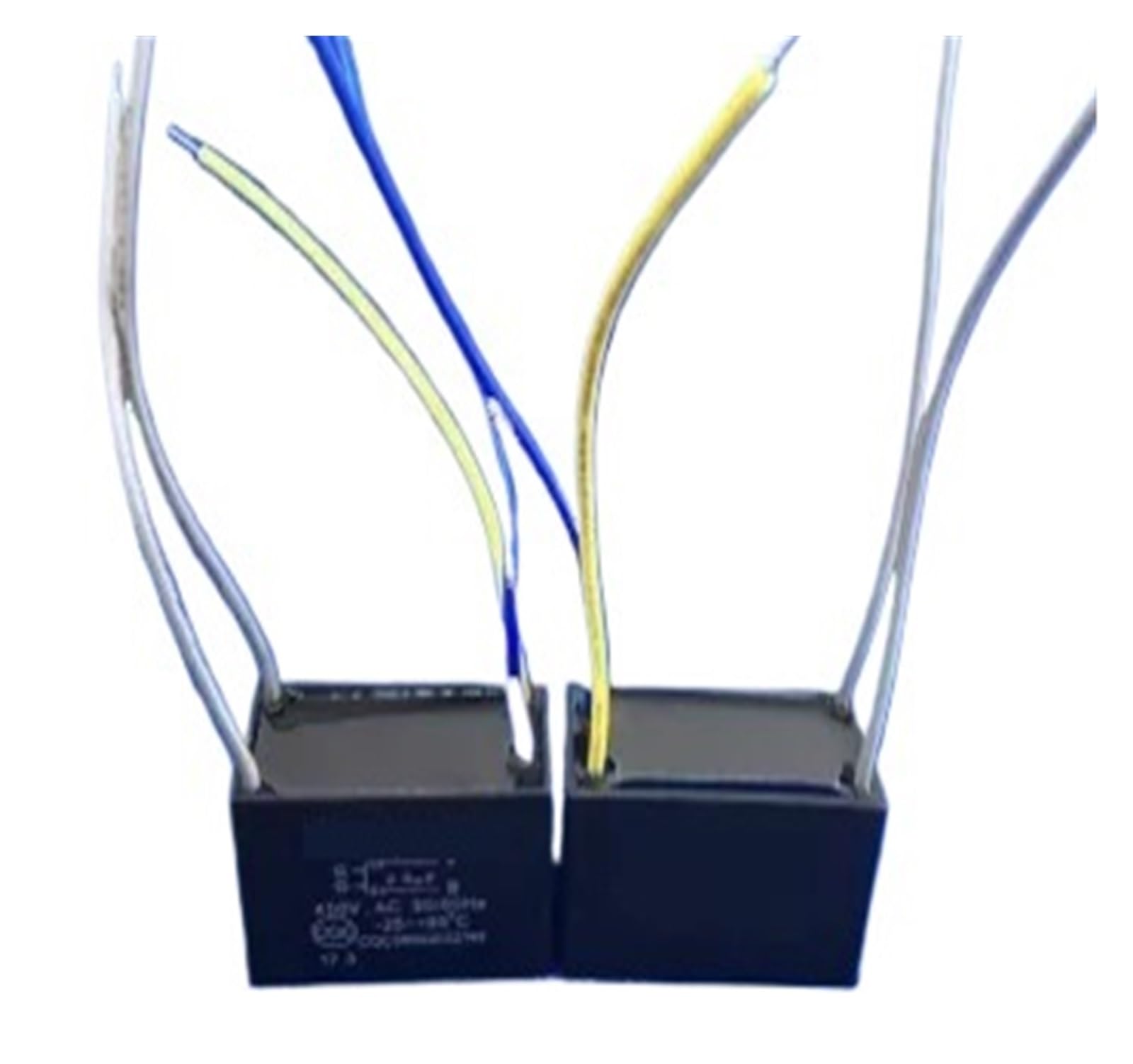 LEOTNNDQ 1pcs CBB61 2UF+2.5UF 450V 4wires capacitor