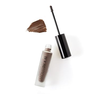 Boom Brow TM Lightweight Shaping Eyebrow Mousse for Natural Brows, Med Brown