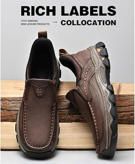 Enjerr Orthopedic Shoes, 2025 New Men's Orthopedic Arch Support Comfortable Slip On Loafers3