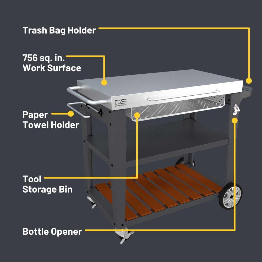Amazon.com: Charbroil Entertainer Deluxe Cart - 23251122 : Home