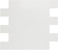 Vista 5 de Daltile SimplyStick Mosaix - Mosaico biselado de piedra natural de mármol de 2 x 4 pulgadas en niebla tormentosa/gris para paredes y salpicaduras