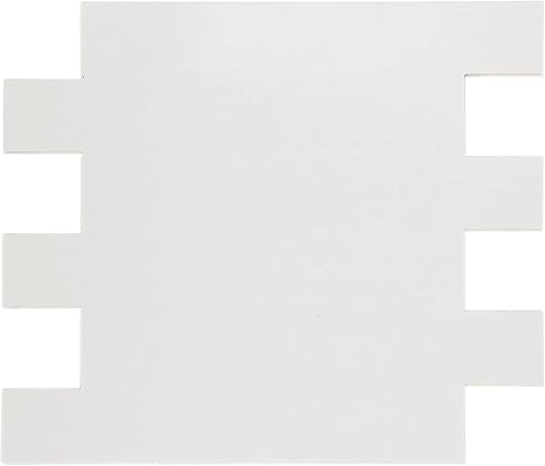 Miniatura 5 de Daltile SimplyStick Mosaix - Mosaico biselado de piedra natural de mármol de 2 x 4 pulgadas en niebla tormentosagris para paredes y salpicaduras