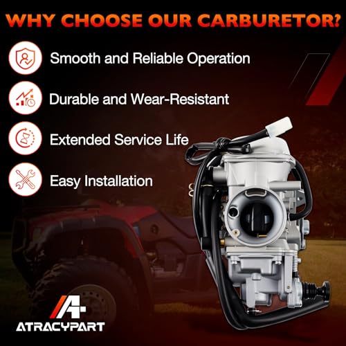 Image of Carburetor for 2001-2005 Honda Foreman Rubicon 500 TRX500, 2005-2011 Honda Fourtrax Foreman 500 TRX500FE TRX500FM TRX500FPE TRX500FPM TRX500TM, Carb Replaces OEM # 16100-HN2-013