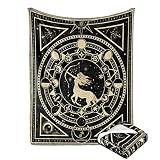 Sagittarius Zodiac Blanket, Sagittarius Zodiac Gifts for Women Moon Constellation Witchy Astrology Throw Blanket 60"X50"