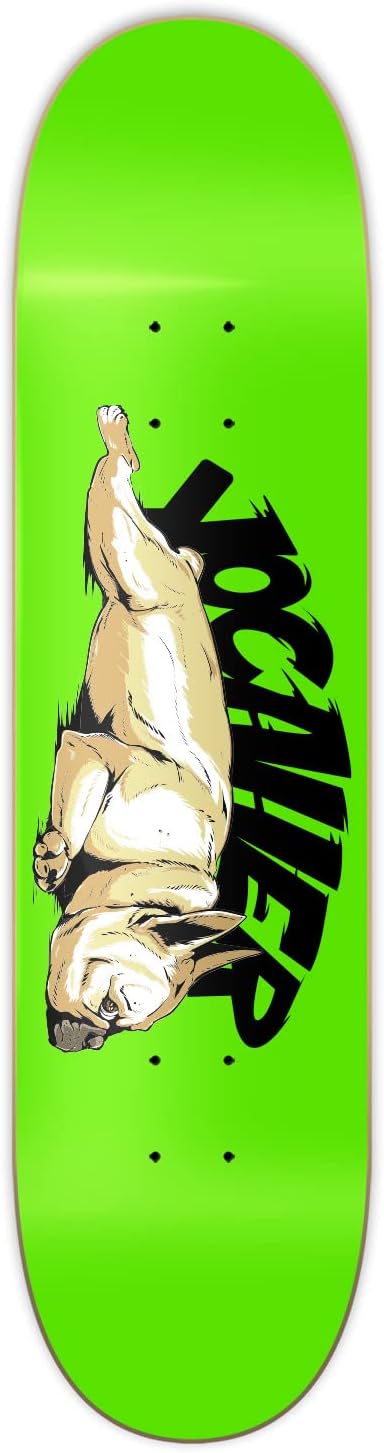 Yocaher Professional Graphic Skateboard Deck, Size 7.5", 7.75", 8.0“, 8.25” and 8.5“ Decks - Lazy French Bulldog (8.5" Lazy French Bulldog)
