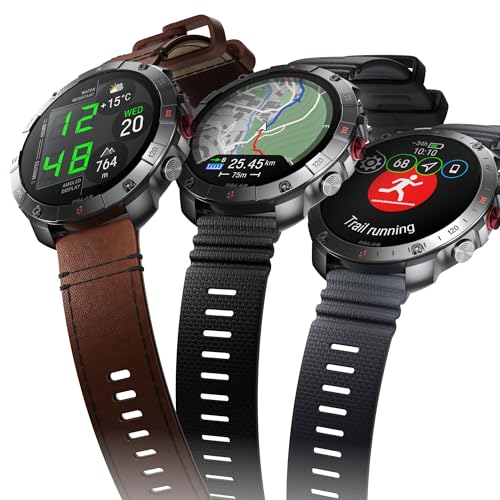 Image of POLAR Grit X2 Pro Premium GPS Smart Sports Watch - Ultimate Outdoor Adventure Watch with Rugged Design, Advanced Navigation, Sports Tracking, and Heart Rate Technology, Night Black