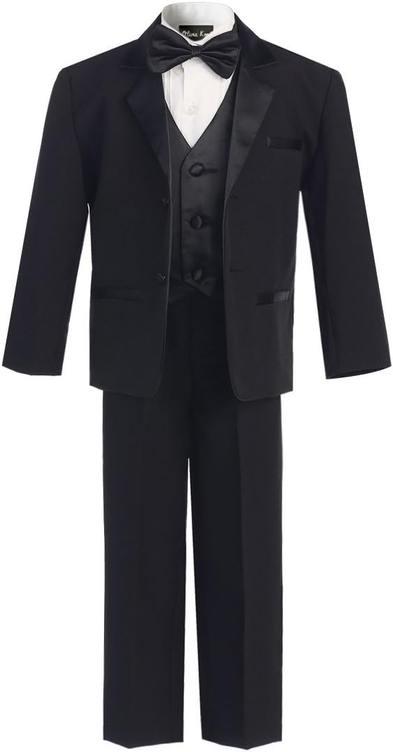 Boy's Classic Tuxedo Suit with No Tail