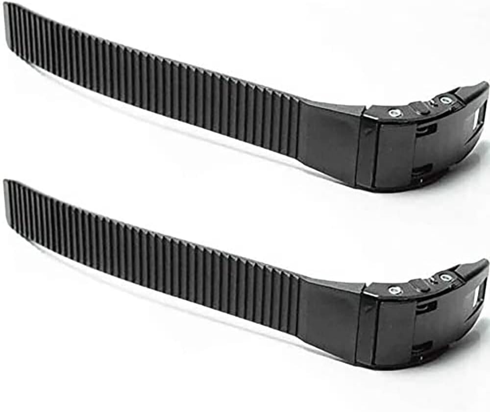 POFET 2pcs Replacements Inline Roller Skating Shoes Energy Strap With Buckle Screws Nuts Accessory Part, Universal Easy Install Safety Replacement Skates Strap Set(1#)