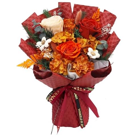 VTJMB Preserved Flowers Bouquet Cover