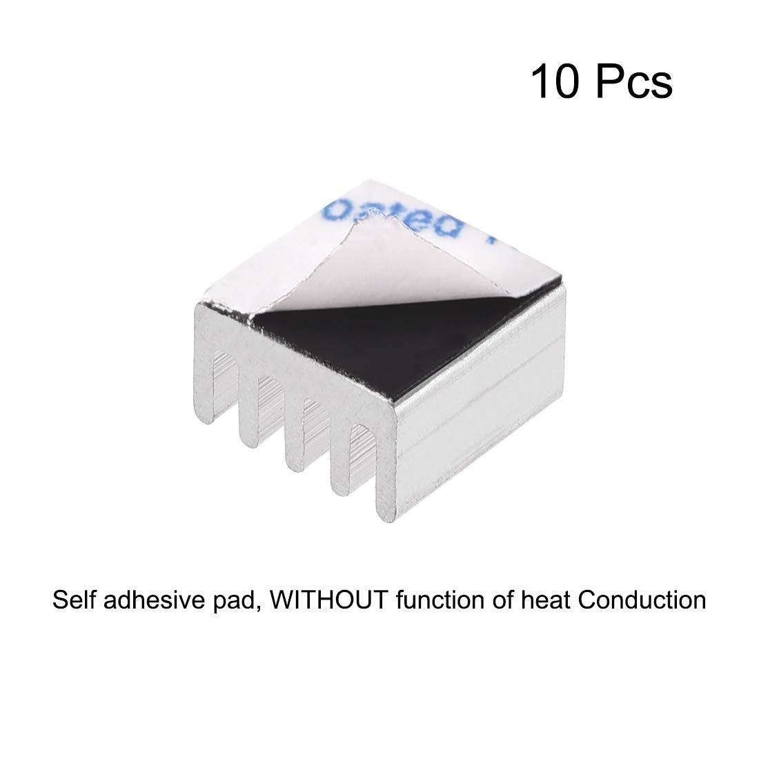 10 Stück Aluminium Kühlkörper – 9x9x5 Mm, Schwarz, Für Elektronik & PC-Kühlung