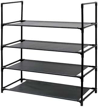 4段スチールラック 幅91.4 奥行35.6 高さ137.2cm ブラック 楽天市場】Amazonベーシック 4段スチールラック 耐荷重635kg 幅