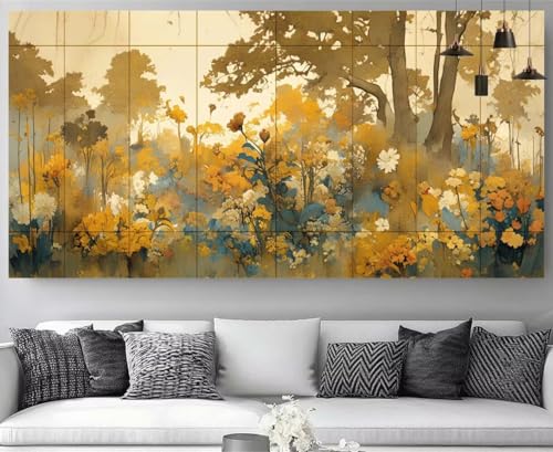 Broderie Diamant Kit Complet Fleurs Vintage XXL 30x60cm DIY 5D M-Y357