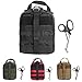 Tactical MOLLE Rip-Away EMT Medical First Aid Utility Pouch (BLACK)