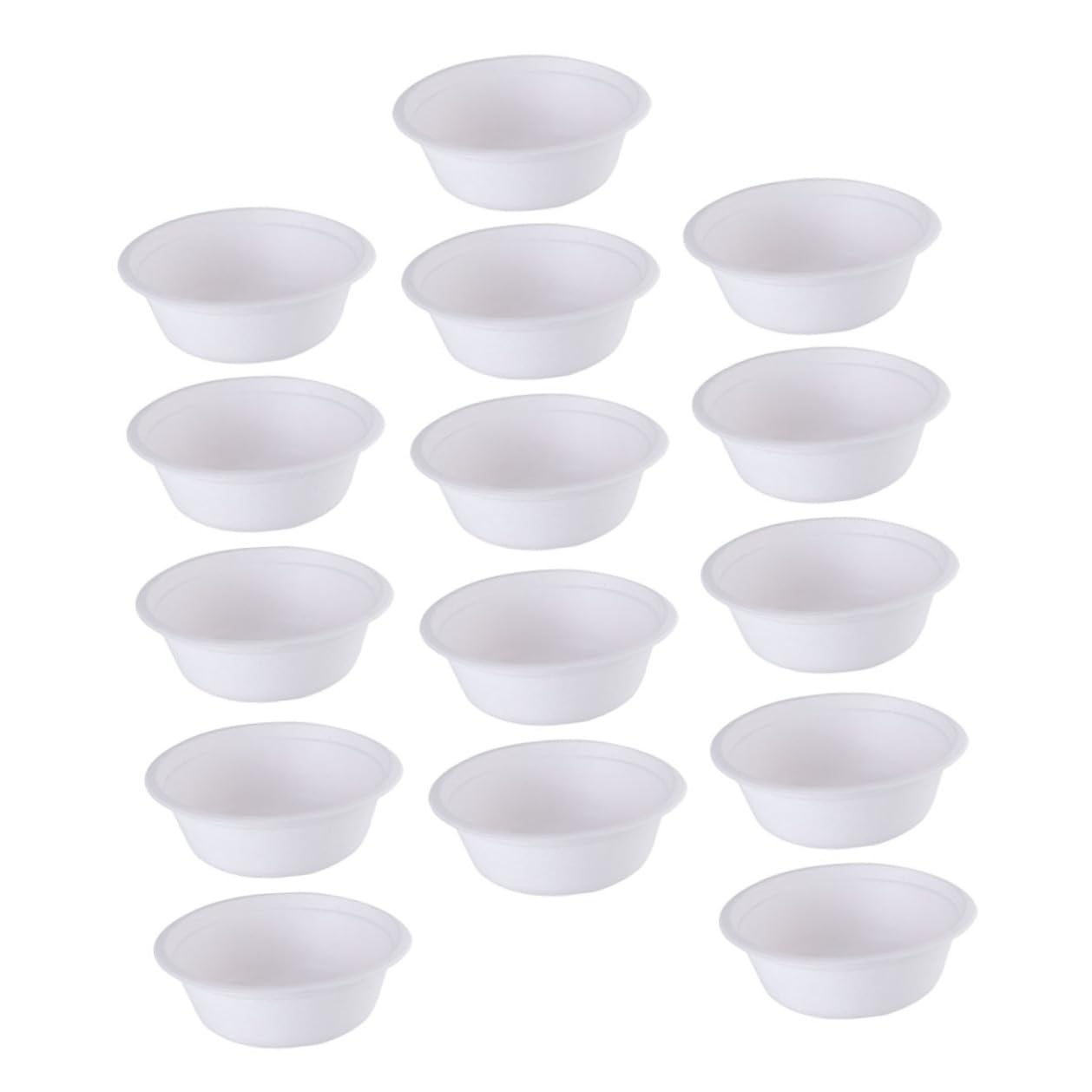 Bols en papier blanc pour peinture et activités DIY enfants le mercredi