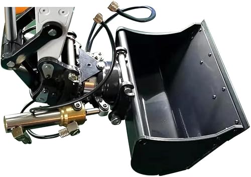 Cubo inclinable de metal para bricolaje 114 946 946-3 modelo de excavadora RC con ruedas