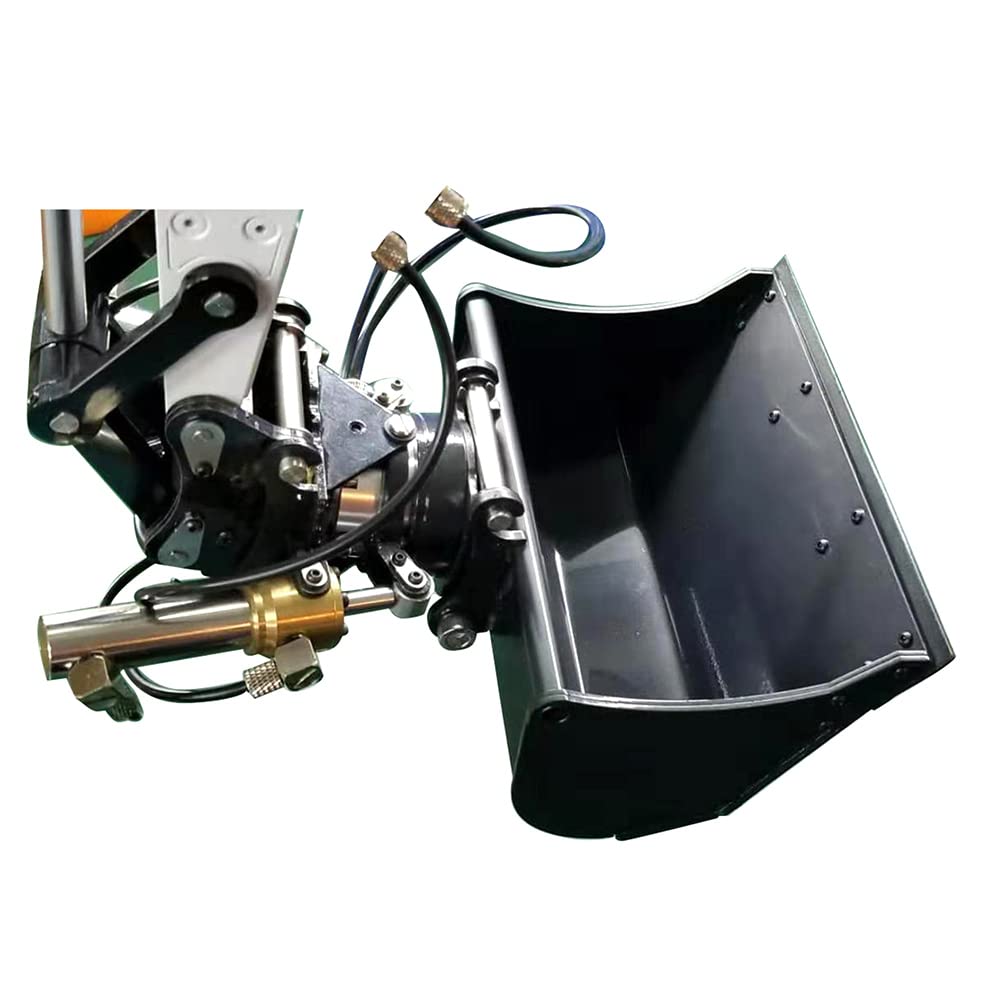 TOUCAN RC HOBBY Cubo inclinable de metal para bricolaje 1/14 946 946-3 modelo de excavadora RC con ruedas de orugas