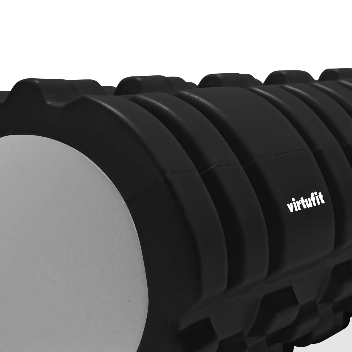 VirtuFit Rullo per massaggi a griglia in schiuma – 62 cm – Nero