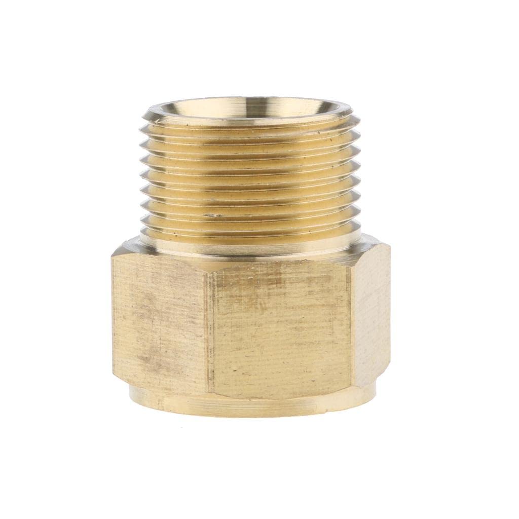 Pressure Washer Washing 22mm Female To 22mm Male Brass Connector Adaptor-image-33