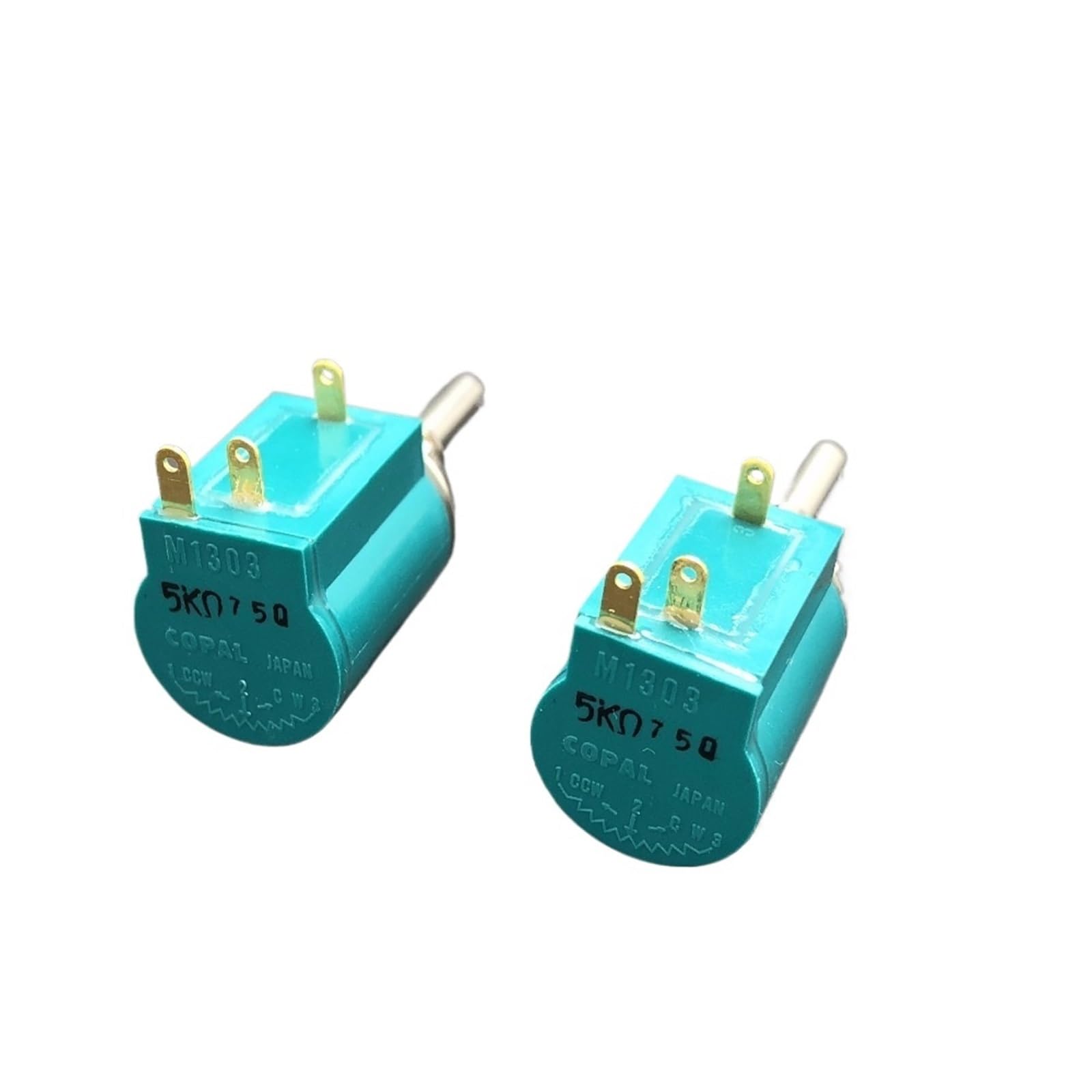 JNURGWLYH M1303 M-1303 1K 2K 5K 10K 20K High Performance Accuracy 3 Laps Potentiometer Switch(5k)