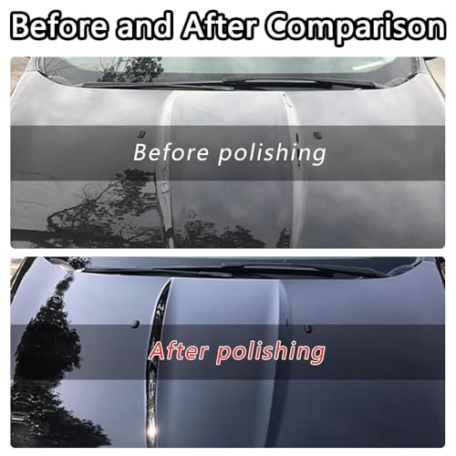 4 Stück Polierhauben Set,220mm-250mm Lammwoll-Polierhauben,Polierhauben für Einhell Akku-Autopoliermaschinen,Auto Polierpad,Kompatibel CE-CB 18/254 Li, CC-PO 90