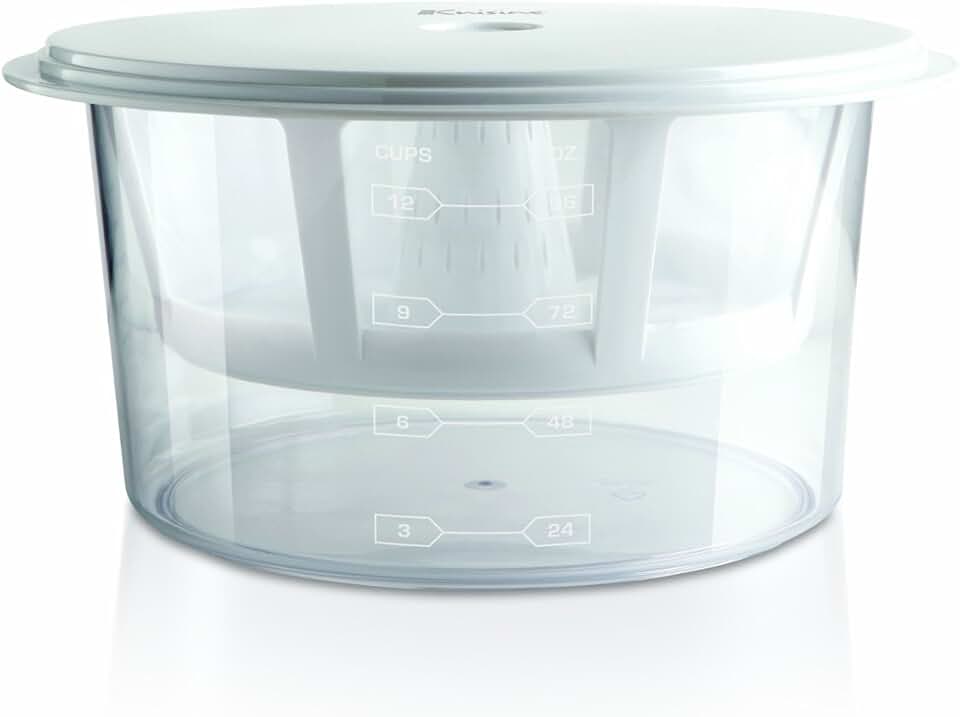 Iogurteira Euro Cuisine GY50, com peneira de malha ultrafina, sem BPA, branco