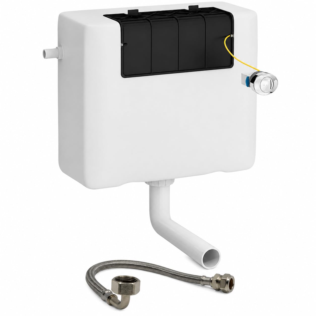 Concealed Cistern Dual Flush 3/6L, Back to Wall Toilet Cistern - Hulthor