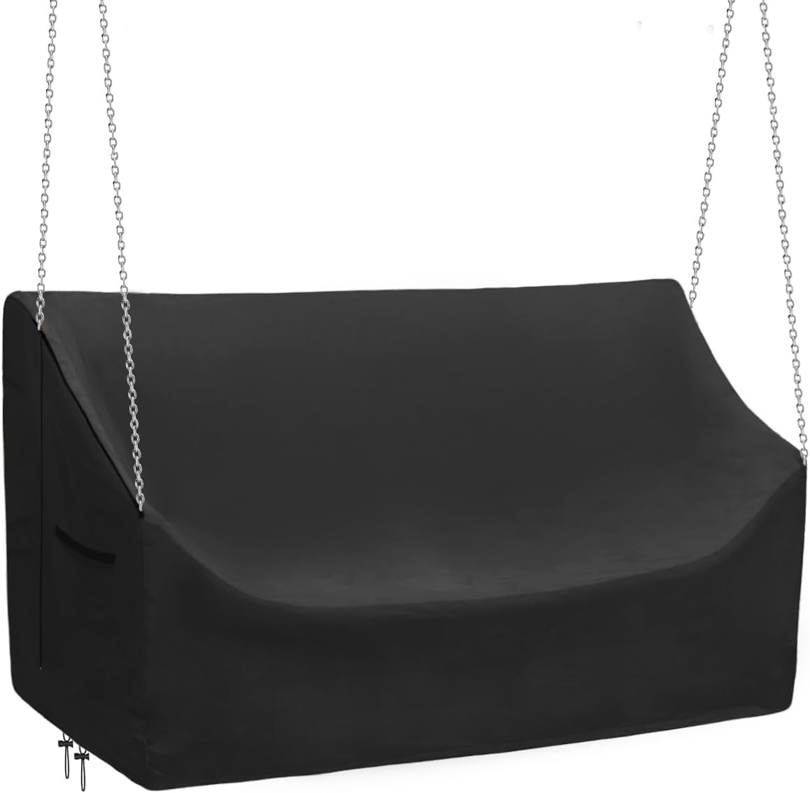 Hanging Porch Swing Cover 63Inch Waterproof Hanging Outdoor Swing Cover Garden Hammock Swing Chair Cover