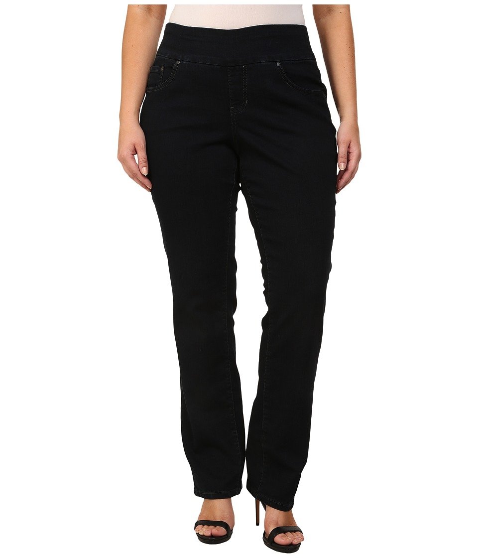 Jag Jeans Women's Plus Size Peri Mid Rise Straight Leg Pull-on Jeans