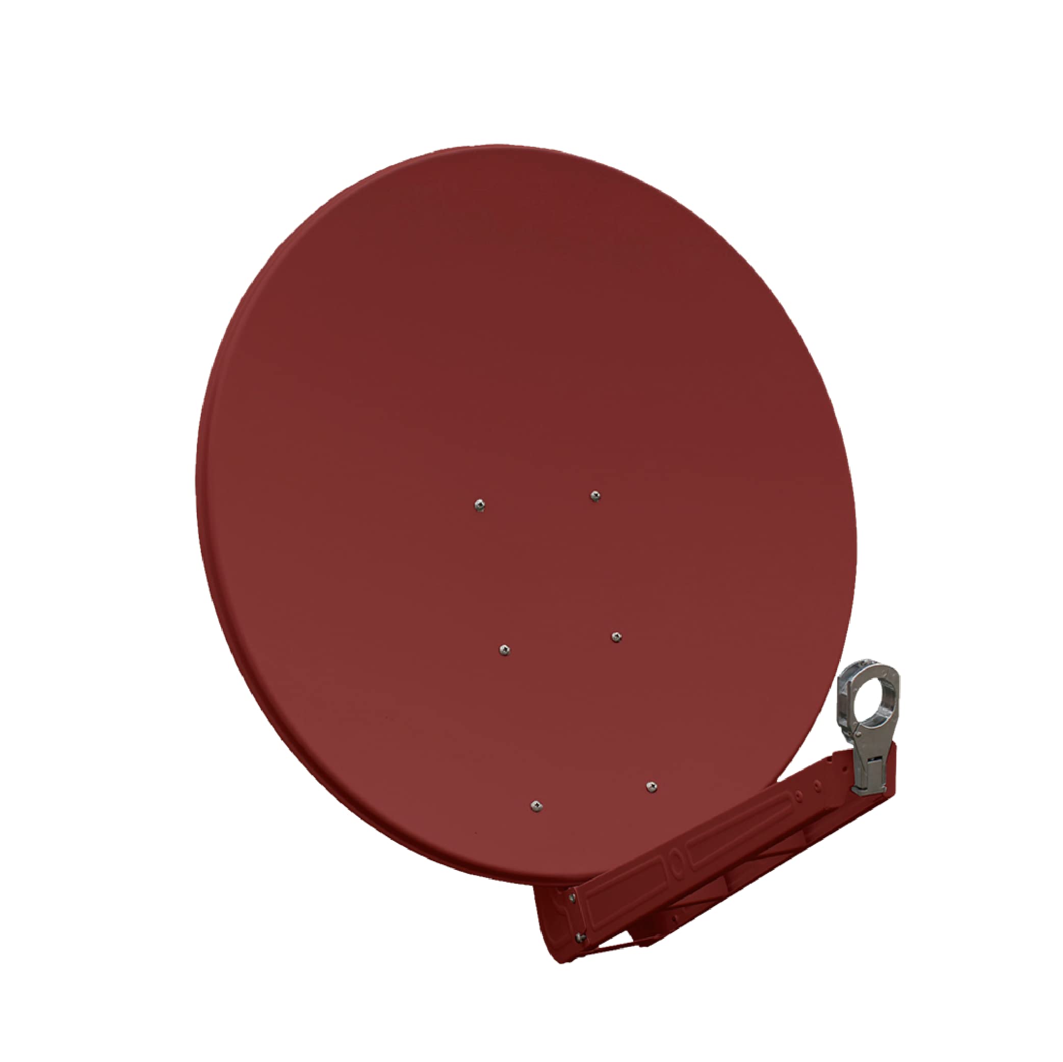 Gibertini OP 85 SE - ALU-Antenne - Ziegelrot - 64 Teilnehmer mit Unicable-Multischalter
