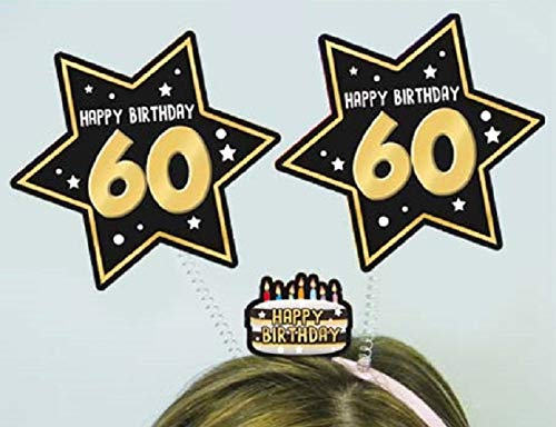 Cerchietto con Antenne 60 Anni - Accessori Festa