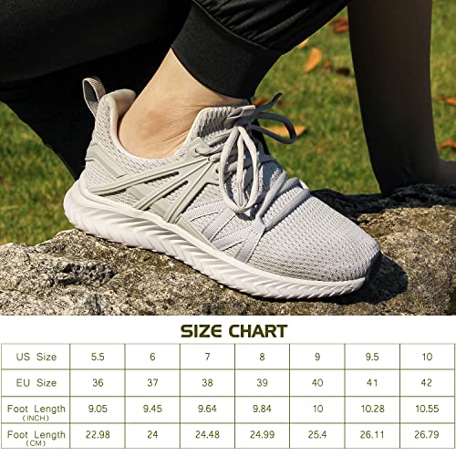 Image of Abboos Womens Slip On Sneakers Women Walking Tennis Shoes Lightweight Casual Sneakers for Gym Travel Work