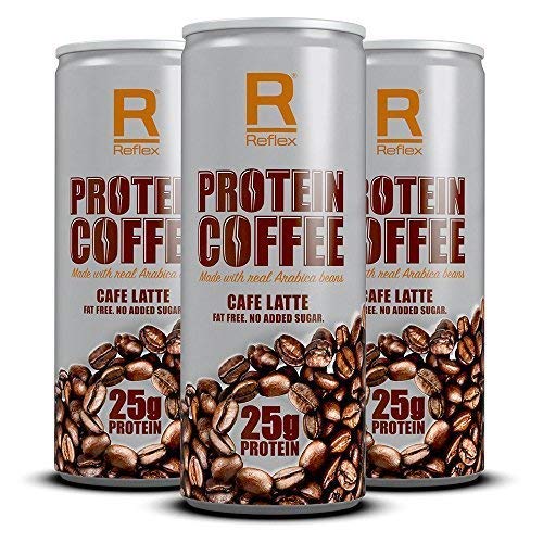 Reflex Nutrition - Protein Coffee - 250ml - Café Latte - Pack of 12 Cans