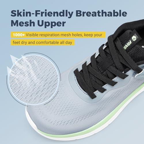 Image of FitVille Wide Walking Shoes for Men Extra Wide Width Sneakers with Arch Support Comfortable Lightweight Running Shoes for Men for Gym-Cloud Wanderer V22