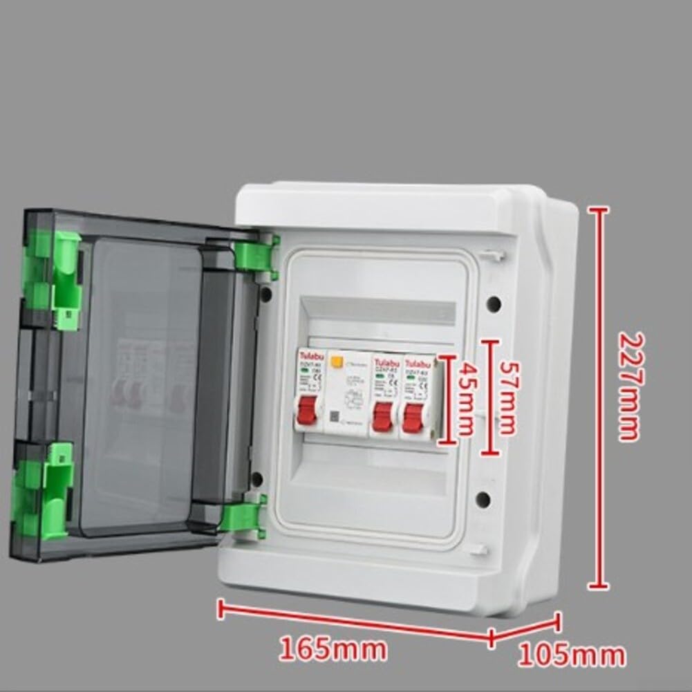 Boîte à fusibles IP65 en saillie 2 rangées ABS pour pièces humides (HA-5WAY)