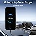 SGFHFYJNF Motorcycle USB Charger for BMW R 1250 GS HP R1250GS Adventure R1250 GSA, USB-A and USB-C Ports with Retractable USB-C Cable, LED Voltmeter and Independent Power Switch