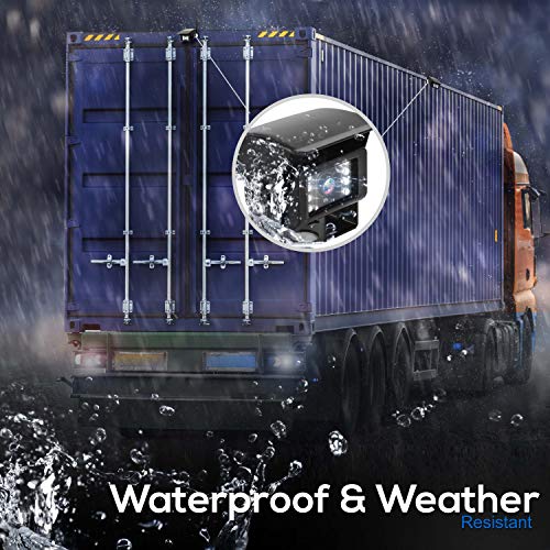 Pyle Waterproof Car Parking Rear View Reverse Safety Vehicle Monitor System W/Quad View 7 Inch Video Lcd thumb #5