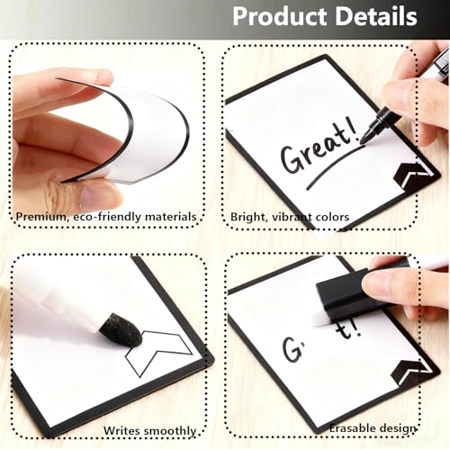 MTG Dry Erase Tokens Set of 60, Reusable Double-Sided Blank Cards - image 4