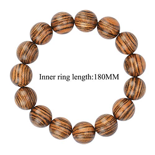Image of Prayer Bead bracelet Mala Beaded Bracelets for Men Women 12 /15MM 