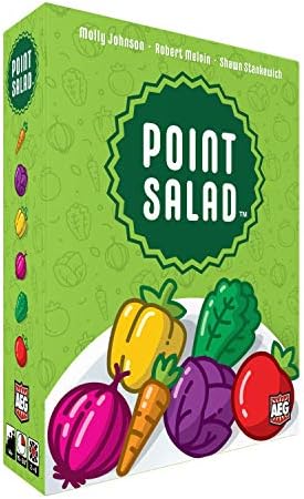 Amazon Com Point Salad Card Game Quick Playing Family Fun Easy To Learn Award Winning 2 6 Players 15 30 Minute Playtime Ages 8 And Up Flatout Games Alderac Entertainment Group Aeg Toys Games