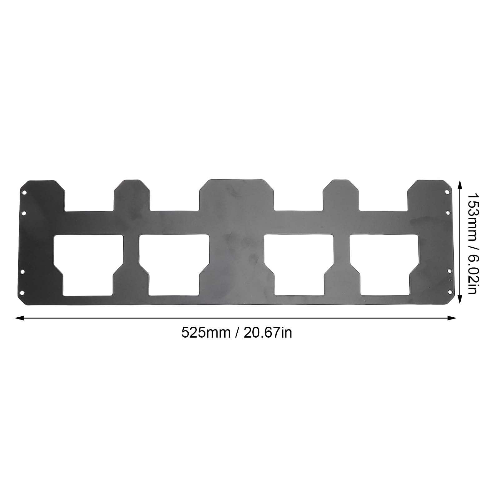 Pasuje do Płyty Montażowej Toolbox Metalowy Wspornik Organizera do Walizki do Przechowywania Narzędzi Szybki Dostęp Iron Black 1 Szt