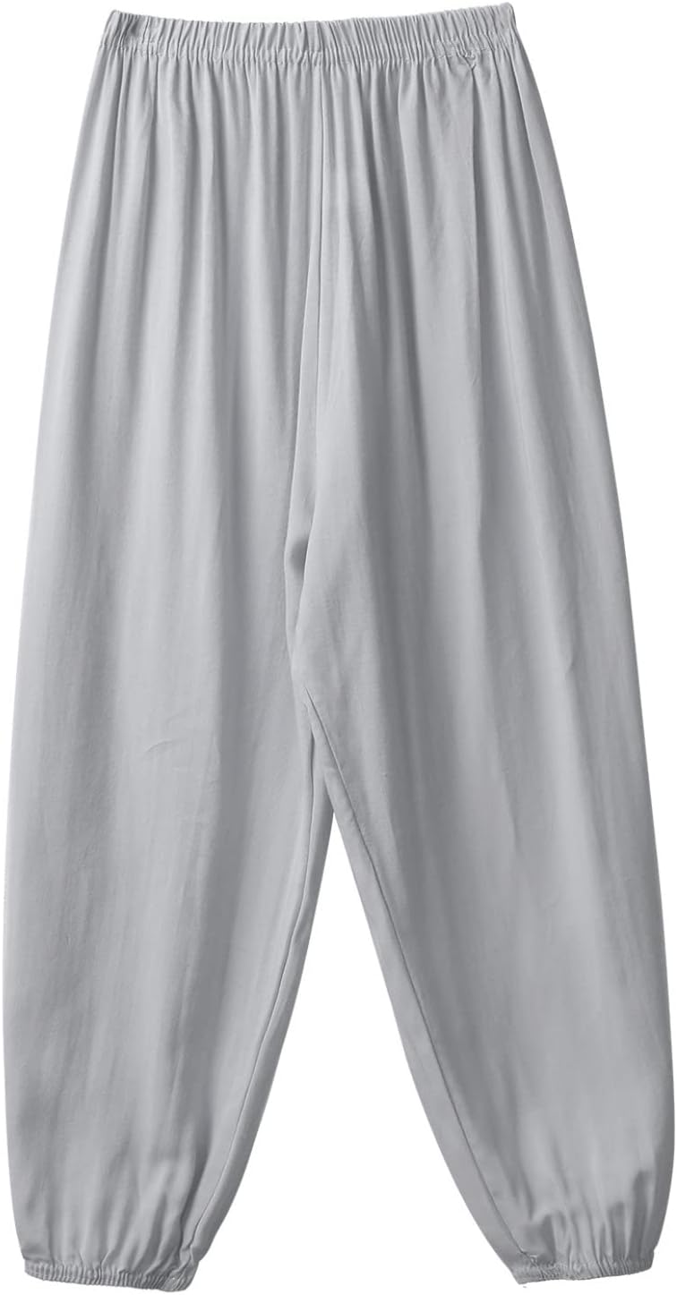 Kids Boys Girls Elastic Soft Modal Loose Yoga Sports Dance Harem Pants Baggy Trousers