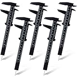 Flutesan 6 Inch/ 150 mm Mini Plastic Vernier Caliper Double Scale Measuring Tool Rectangular Vernier...