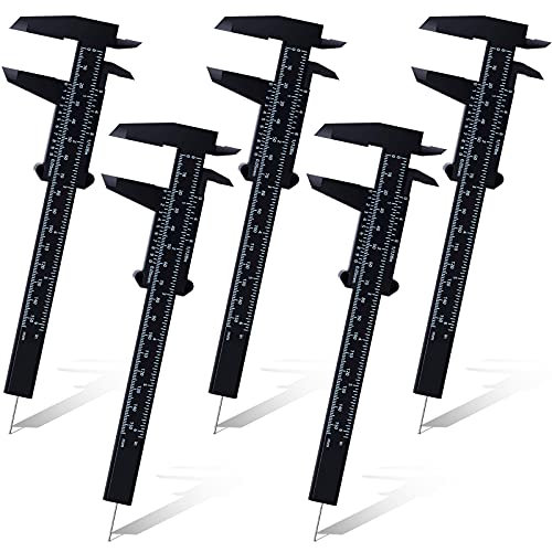 Mini Plastic Vernier Calipers 6 Inch/ 150 mm Double Scale Measuring Tool