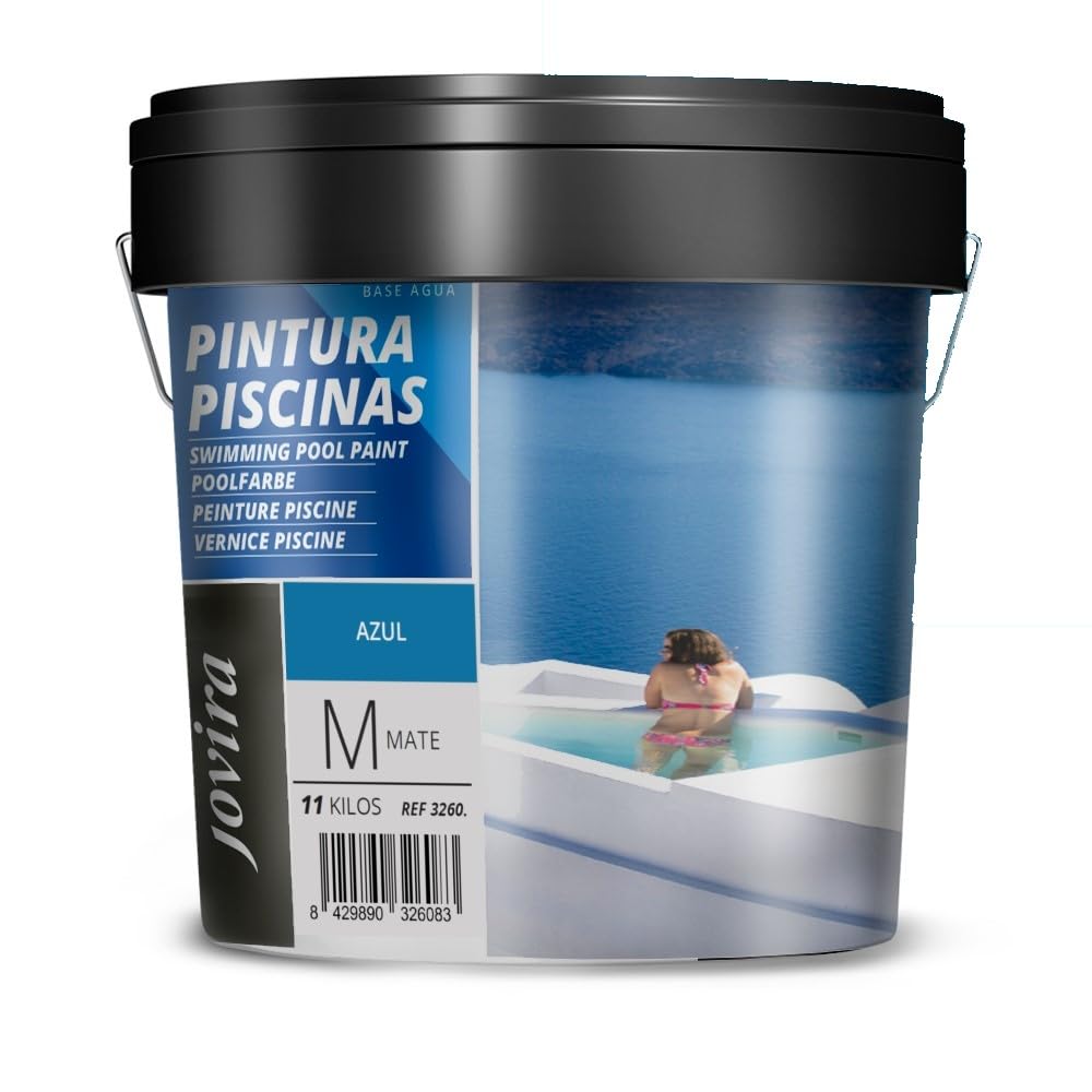 JOVIRA PINTURAS 11 Kg | Pitture per piscine, protezione e decorazione di piscine. (11 Kg, Blu) B-1